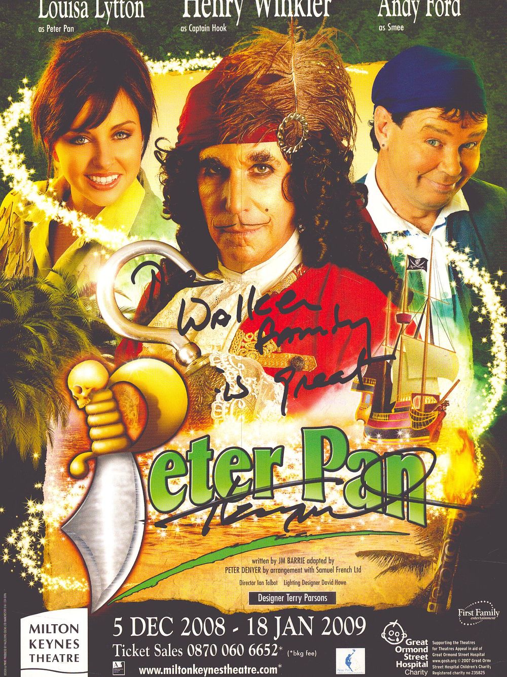 Lot 262: Henry Winkler from Happy Days signed 8x6 Peter...