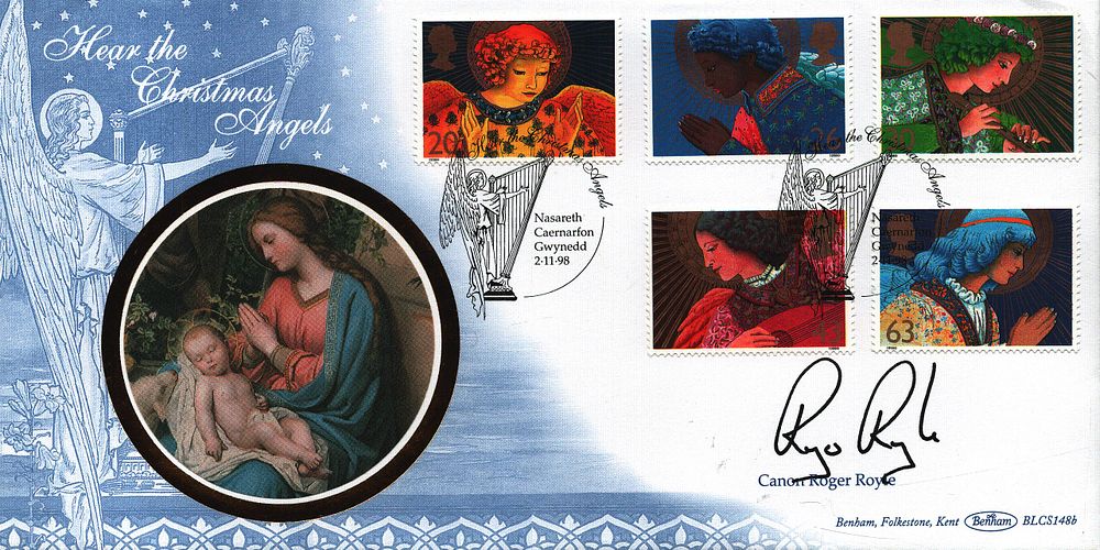 Lot 281: Canon Roger Royle signed FDC. Hear the Christmas...