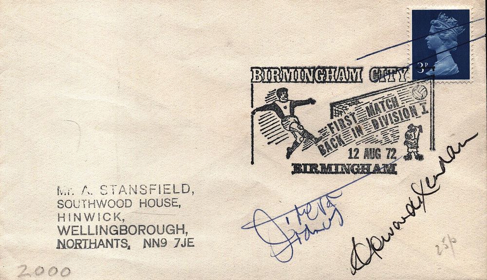 Lot 293: Howard Kendall & Trevor Francis multi signed FD....