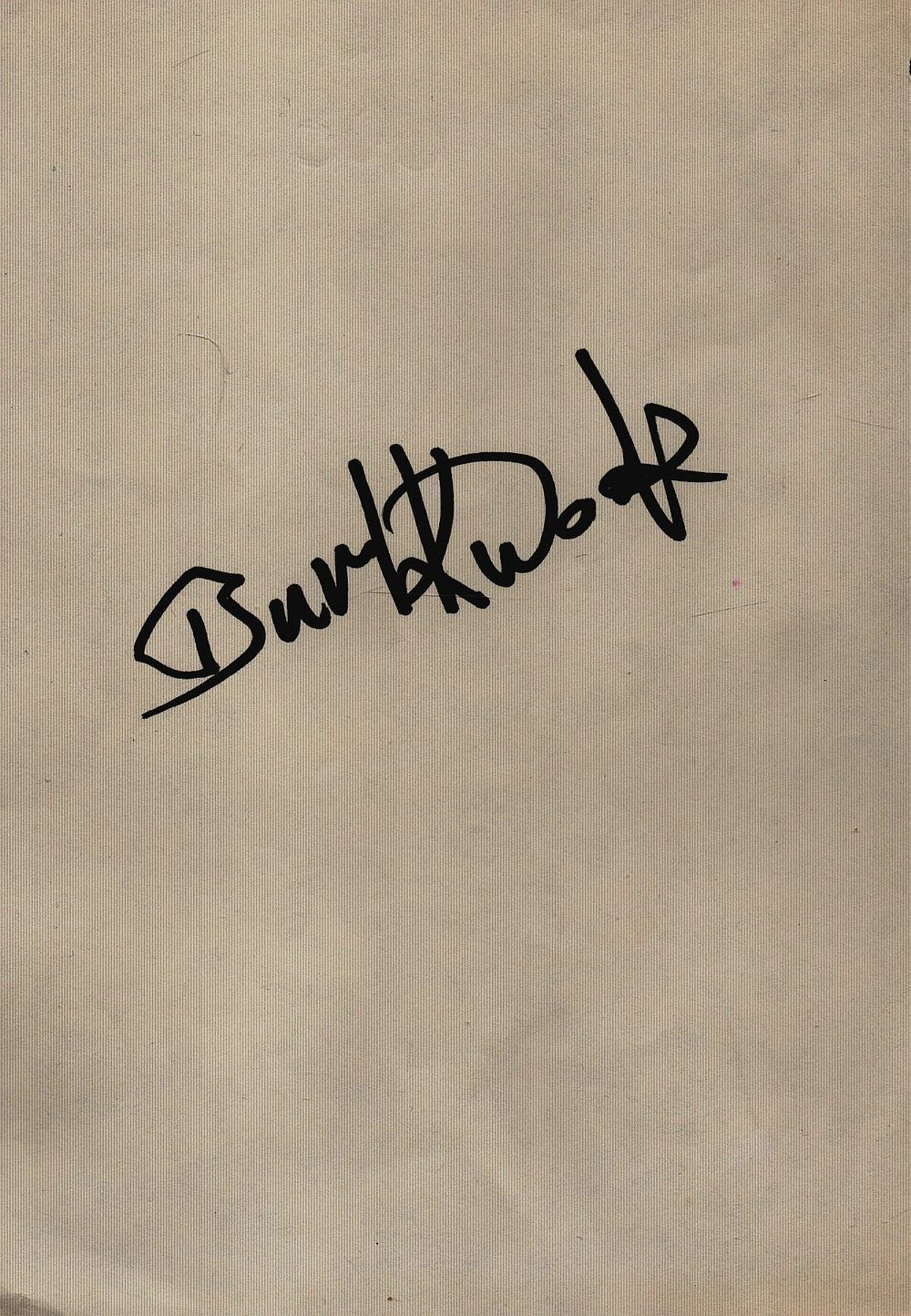 Lot 300: Burt Kwouk signed Album signed 6x4 inch Approx.