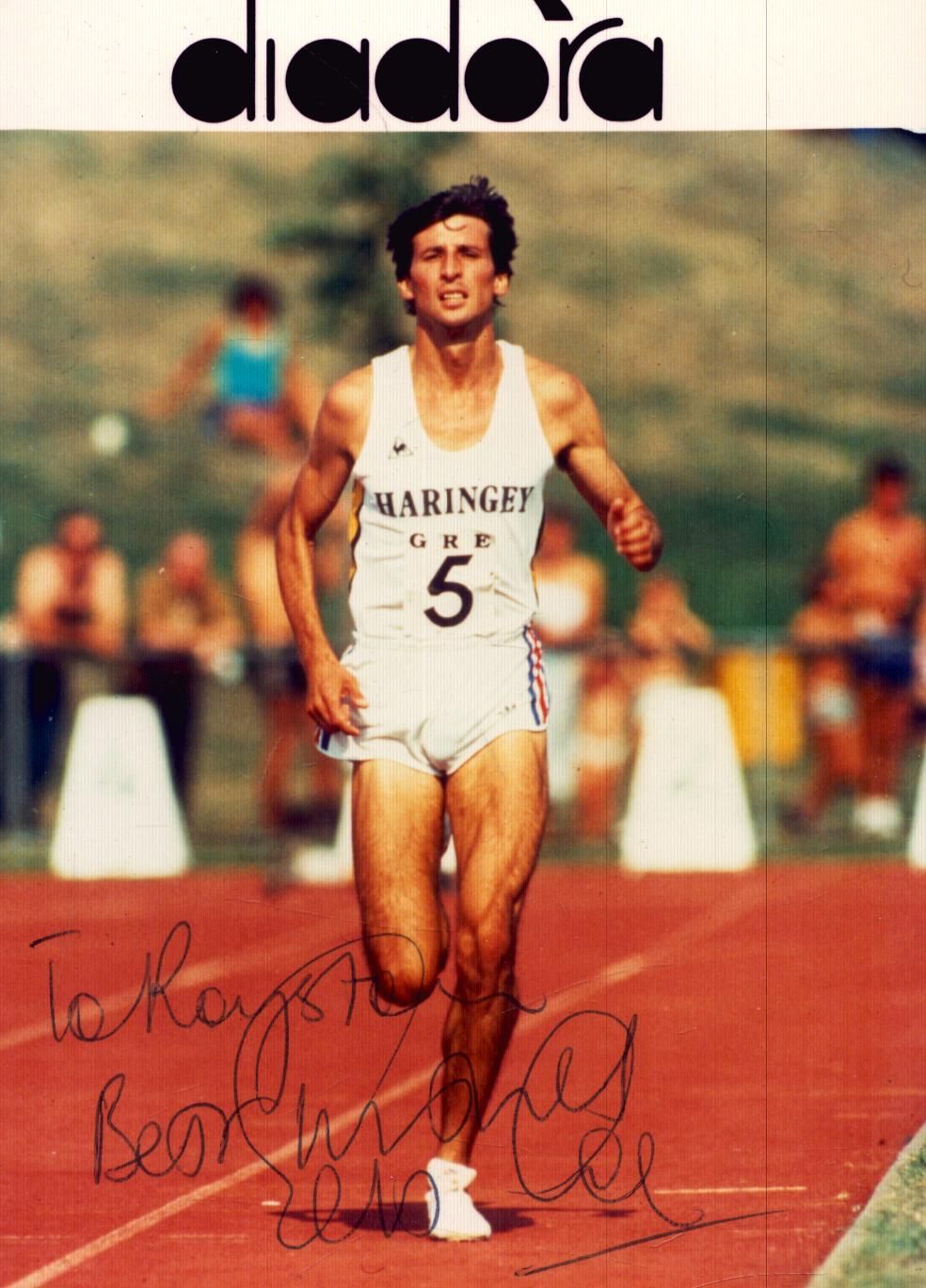 Lot 310: Sebastian Coe signed photo image, approx. 5x3, DEDICATED.