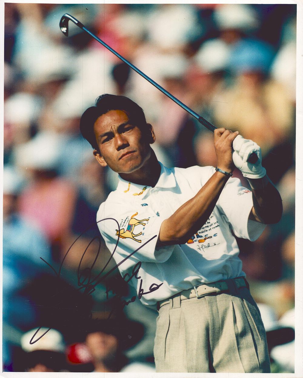 Lot 316: Hide Michi Tanaka signed photo image, approx. 10x8.