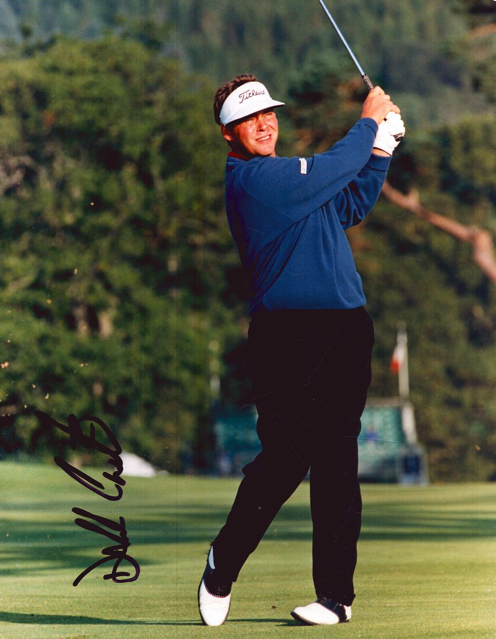 Lot 317: Darren Clarke signed photo image, approx. 10x8.
