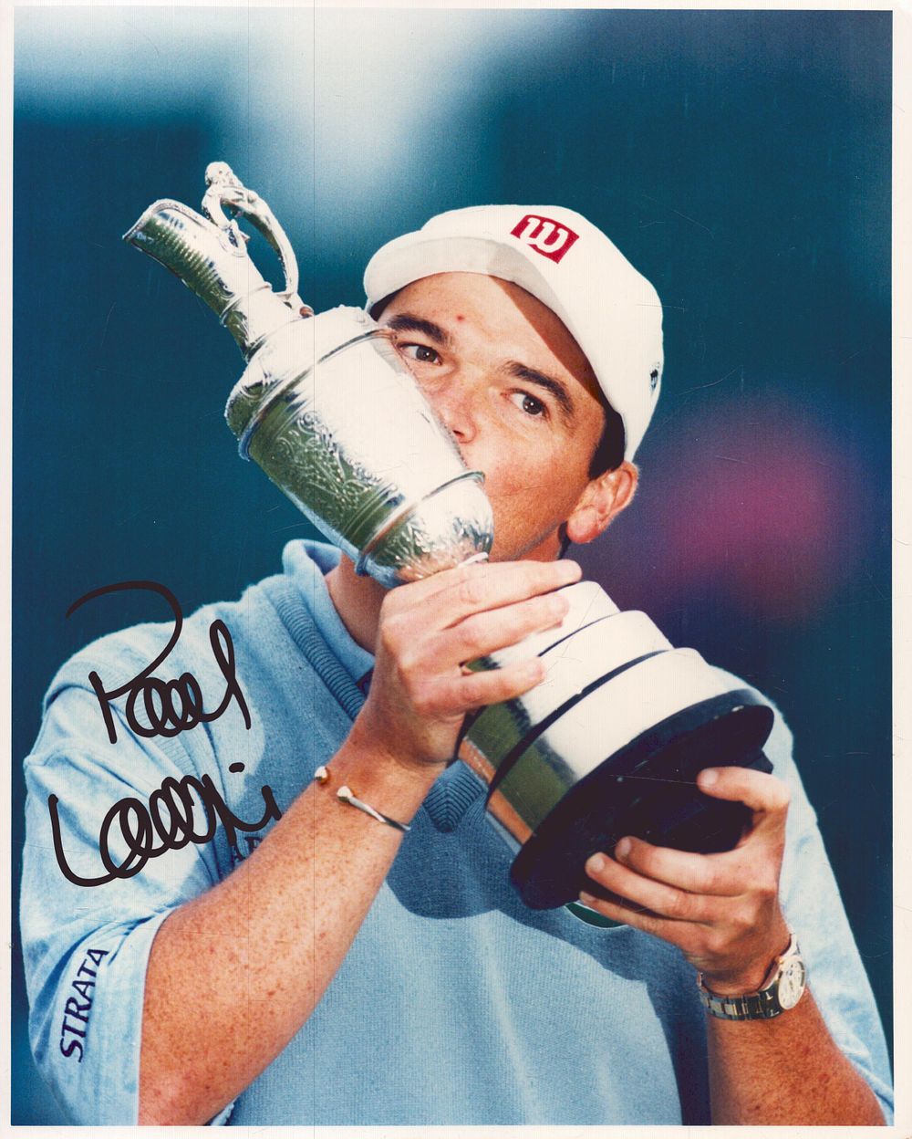 Lot 318: Paul Lawrie signed photo image, approx. 10x8.