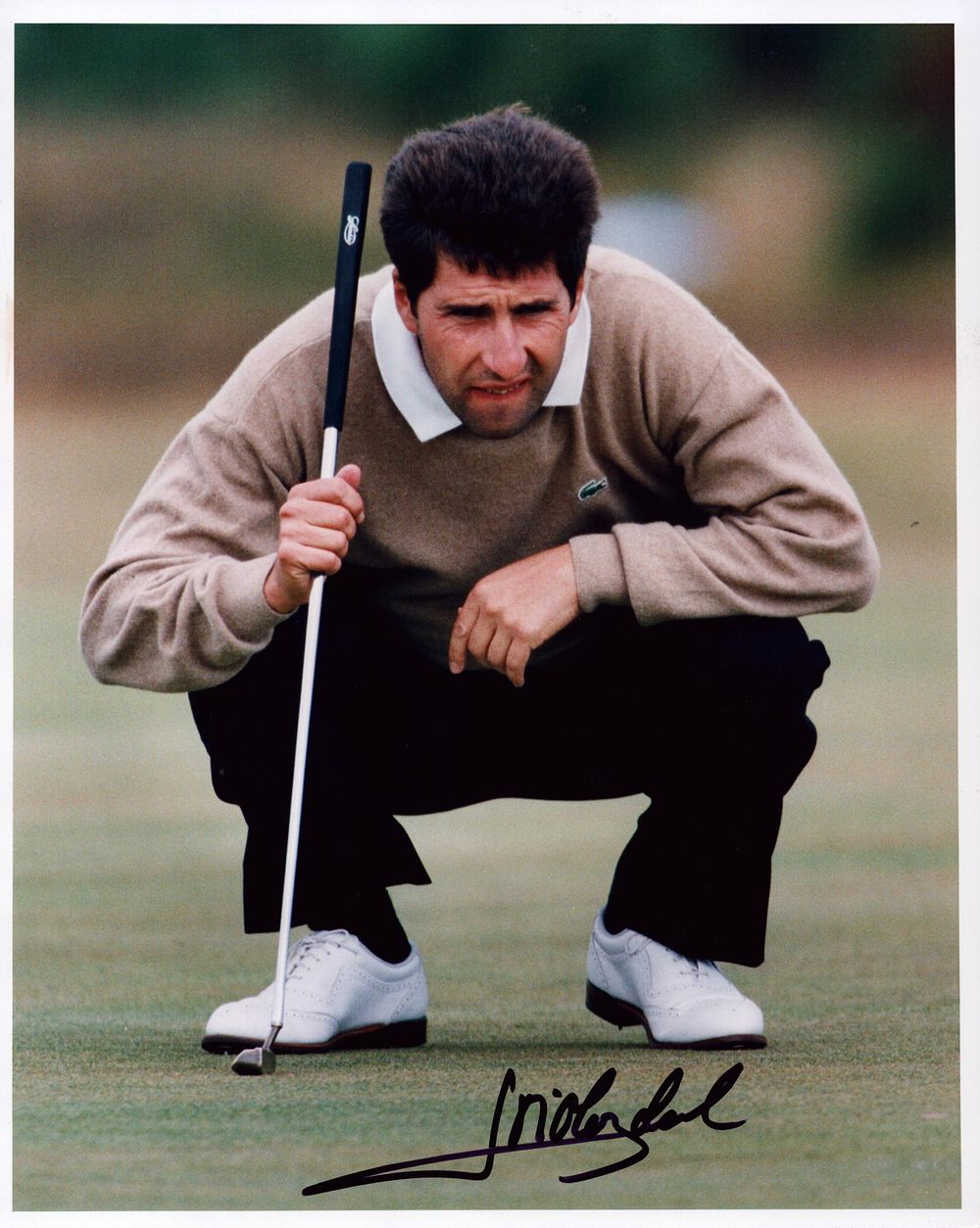 Lot 349: Jose Maria Olazabal signed 10x8 colour photo.
