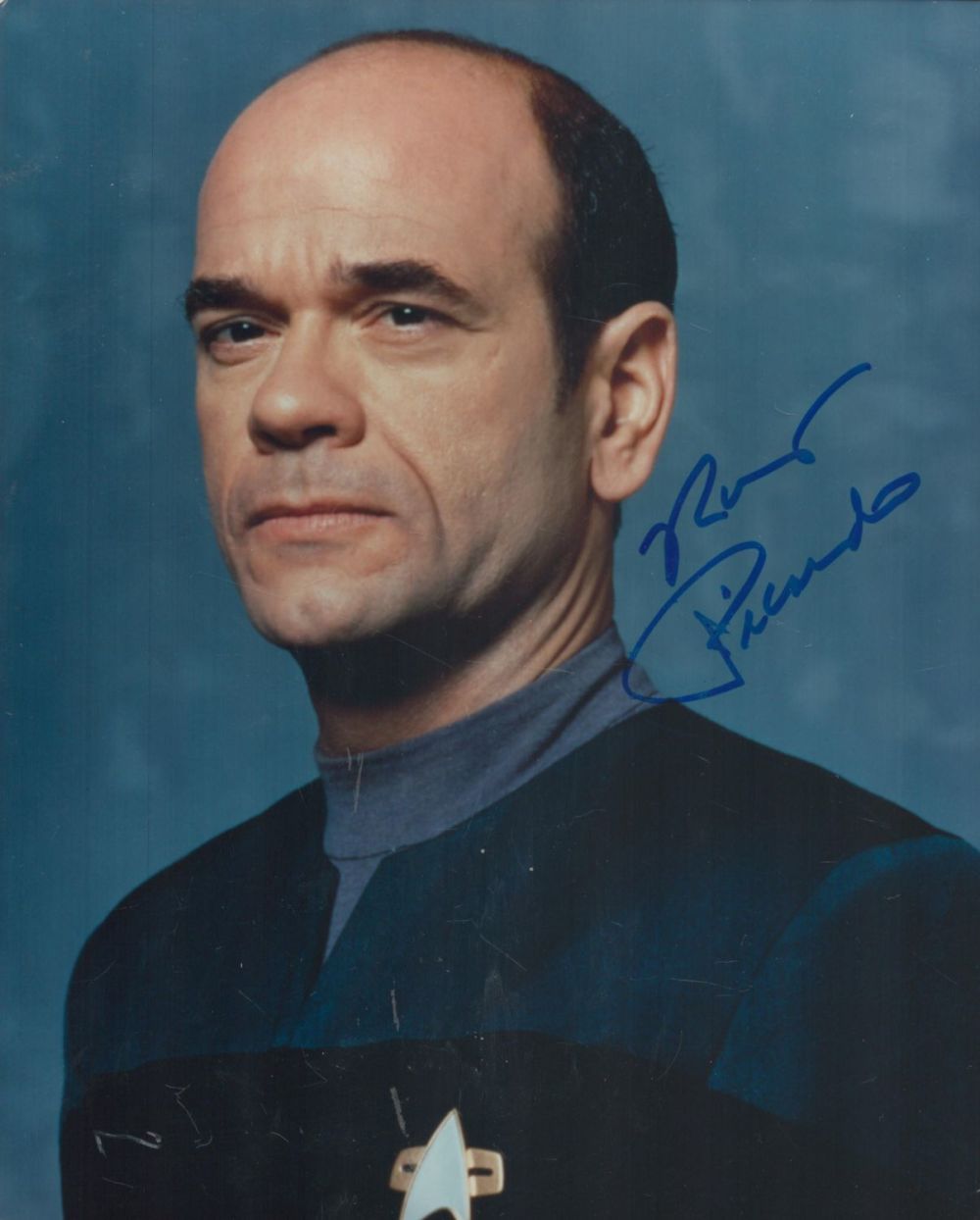 Lot 68: Robert Picardo signed 10x8 Star Trek colour photo....