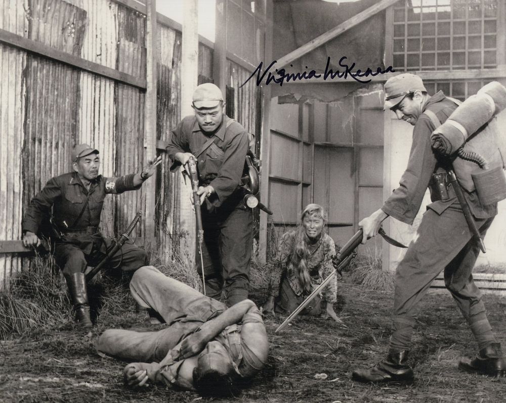 Lot 471: Virginia McKenna signed 8x10 B&W photo from the...