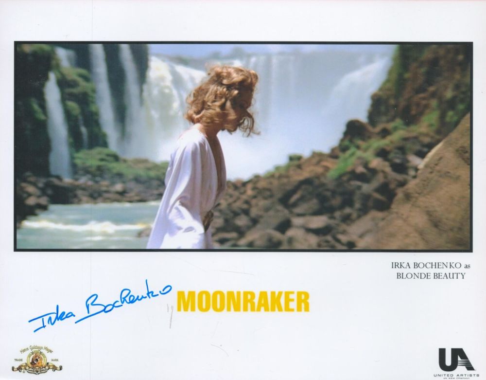Lot 73: Irka Bochenko signed 10x8 James Bond Moonraker colour...