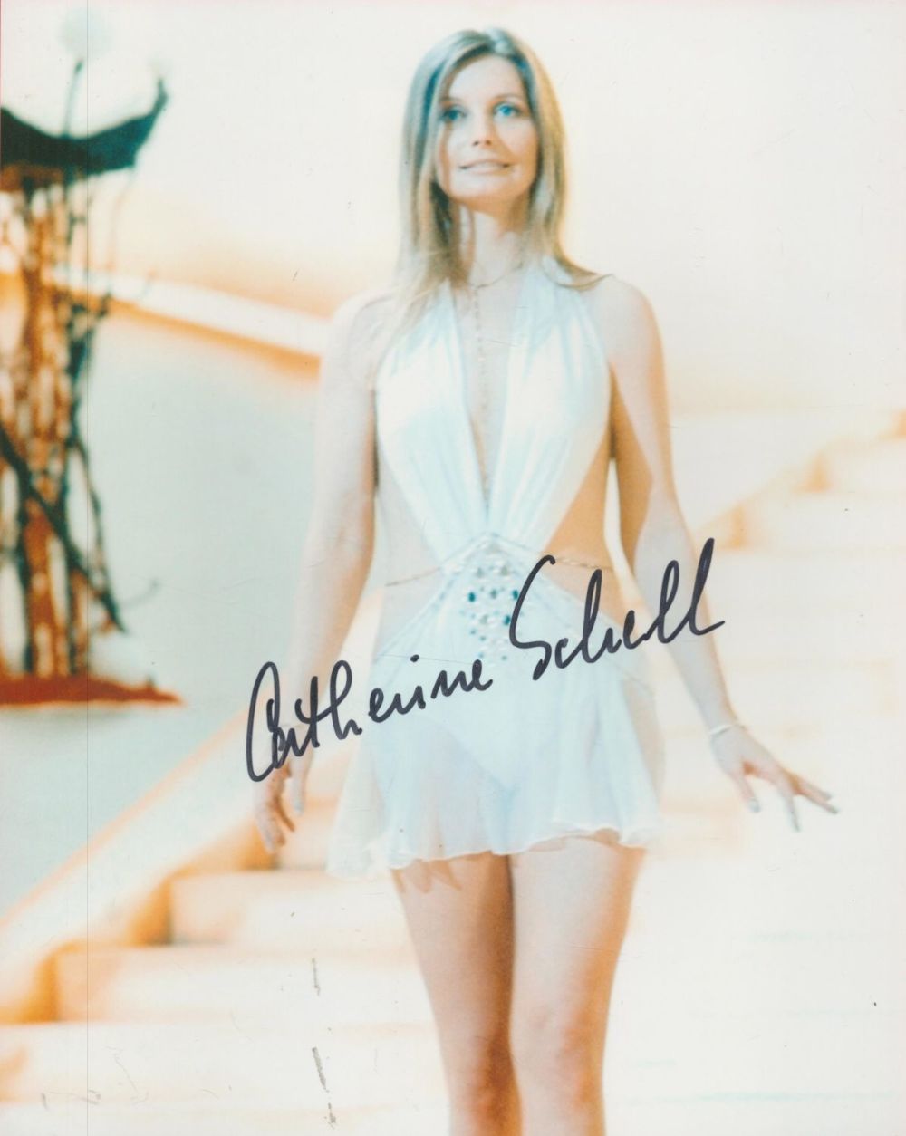 Lot 75: Catherine Schnell signed 10x8 colour photo. Catherine Schell...