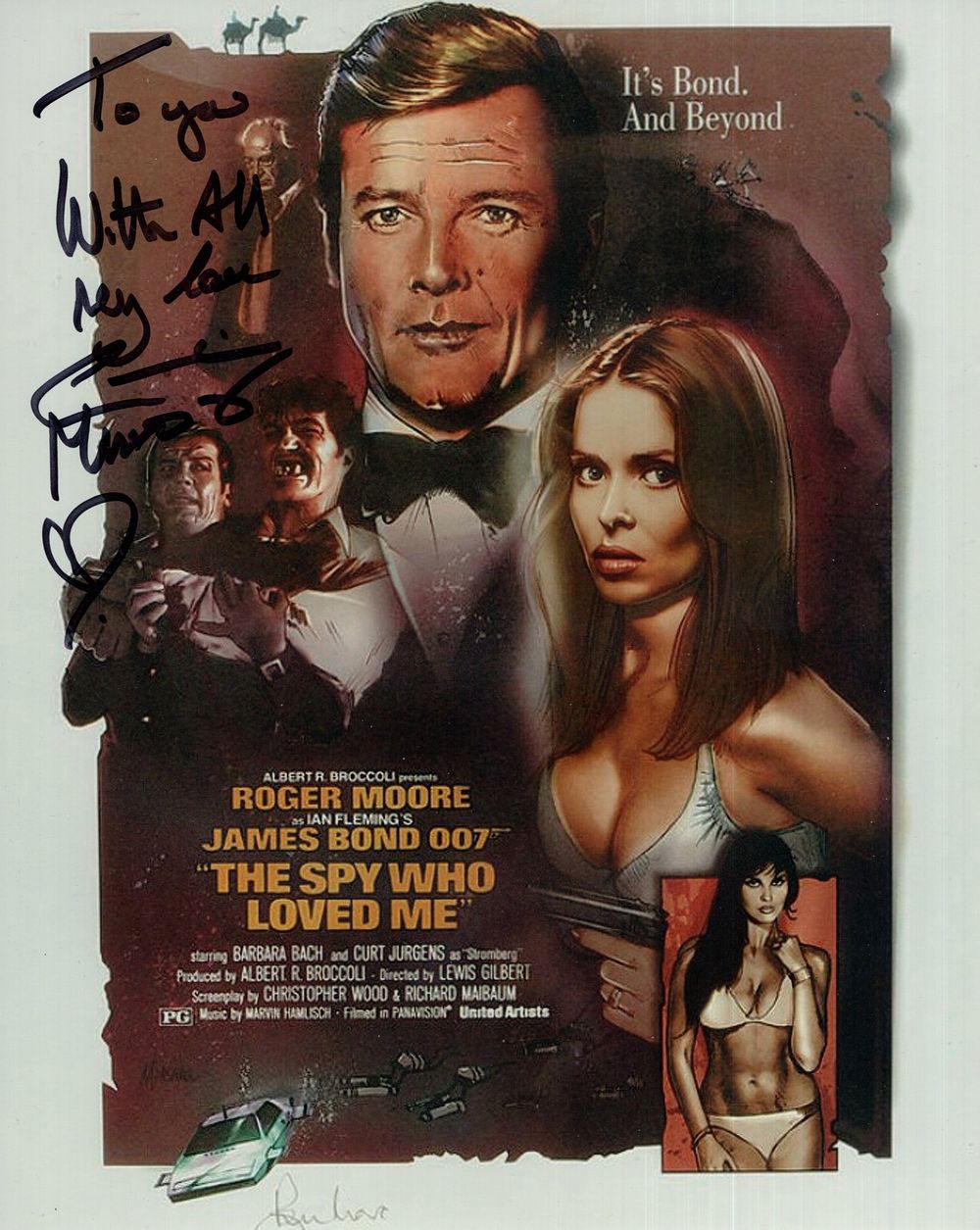 Lot 517: 007 James Bond movie The Spy Who Loved...