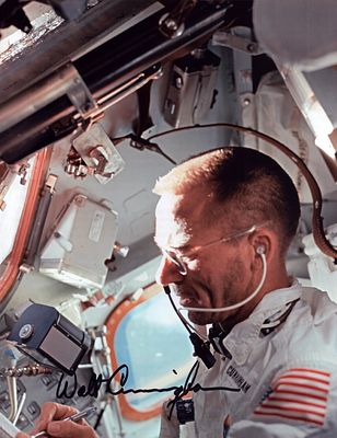 Apollo 7 Astronaut Walter Cunningham signed 10x8 inch colour photo Apollo 7 Saturn I October 