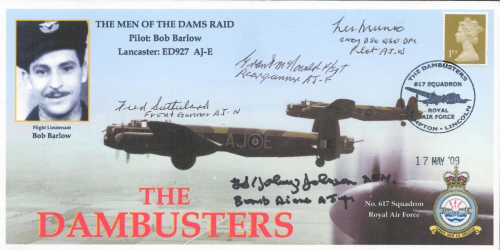 Lot 107: Dambusters World War II Les Munro, Grant McDonald,...
