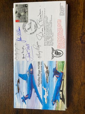 RAF Flown Hedley Hazleden, John Allam, Jock Still, Spud Murphy, Peter Baker and Harry Rayner 