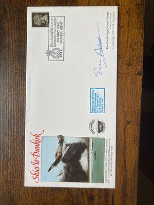 RAF Flown Eric Barwell DFC signed Skies to Dunkirk 50th ann of Dunkirk Evacuation 24 May 1990 