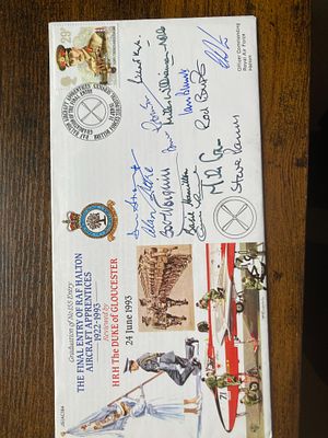 Battle of Britain ace Alan Deere multiple signed cover. 13 signed inc. Basil Hamilton, Richard 