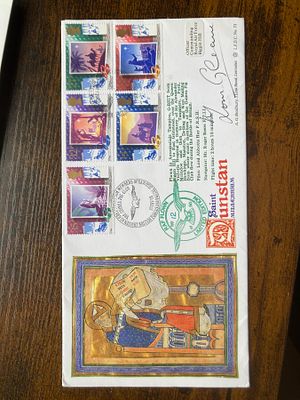 WW2 Battle of Britain Grp Capt Tom Gleave signed Saint Dunstan Millenium WW2 FDC, commemorating 