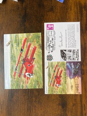 RAF Flown Viscount Trenchard of Wolfeton signed 80th Ann The Air War 1918 The Great War 51 WW1 