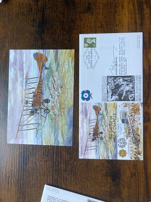 Great War veteran George Jameson MC signed 80th ann The Battle of Neuve Chapelle The Great War 