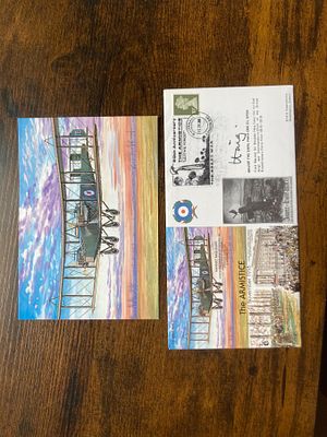 RAF Flown Major the Earl Haig OBE Colditz POW signed 80th ann The Armistice 11 Nov 1918 The 