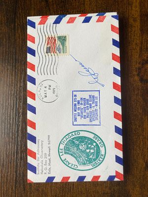 Cosmonaut Vladimir Dzhanibekov signed NASA Shuttle Mission STS-39 Atlantis commemorative FDC. 