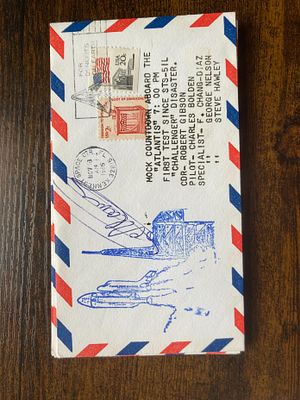 Cosmonaut Gennady M. Manakov signed NASA Atlantis 7 Space Shuttle FDC. First test since the 