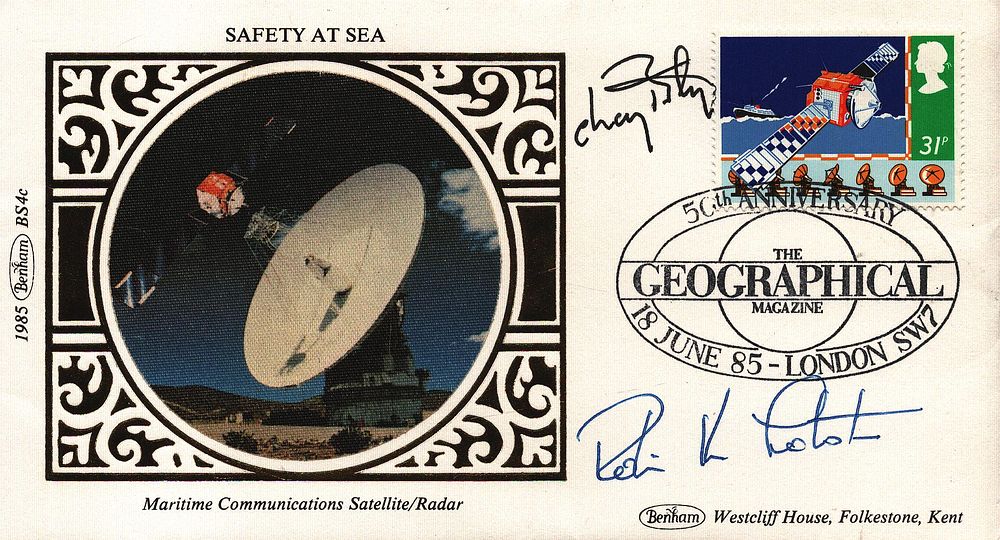 Lot 171: Chay Blyth & Robin Knox-Johnston multi signed FDC....