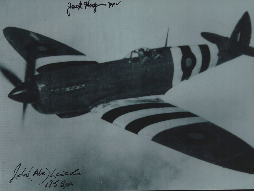 Lot 185: Jack Hodges, DFC Flt Lt & John "ABE"...