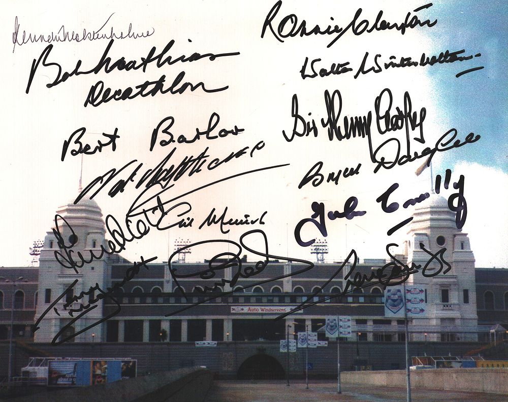 Lot 196: Bert Barlow, Nat Lofthouse, Walter Winterbottom, Terry McDermott,...