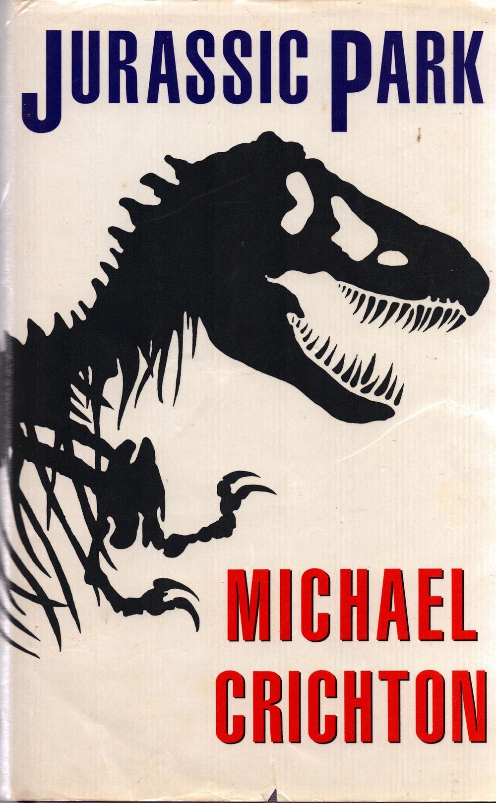 Lot 206: Jurassic Park hardback book by Michael Crichton.