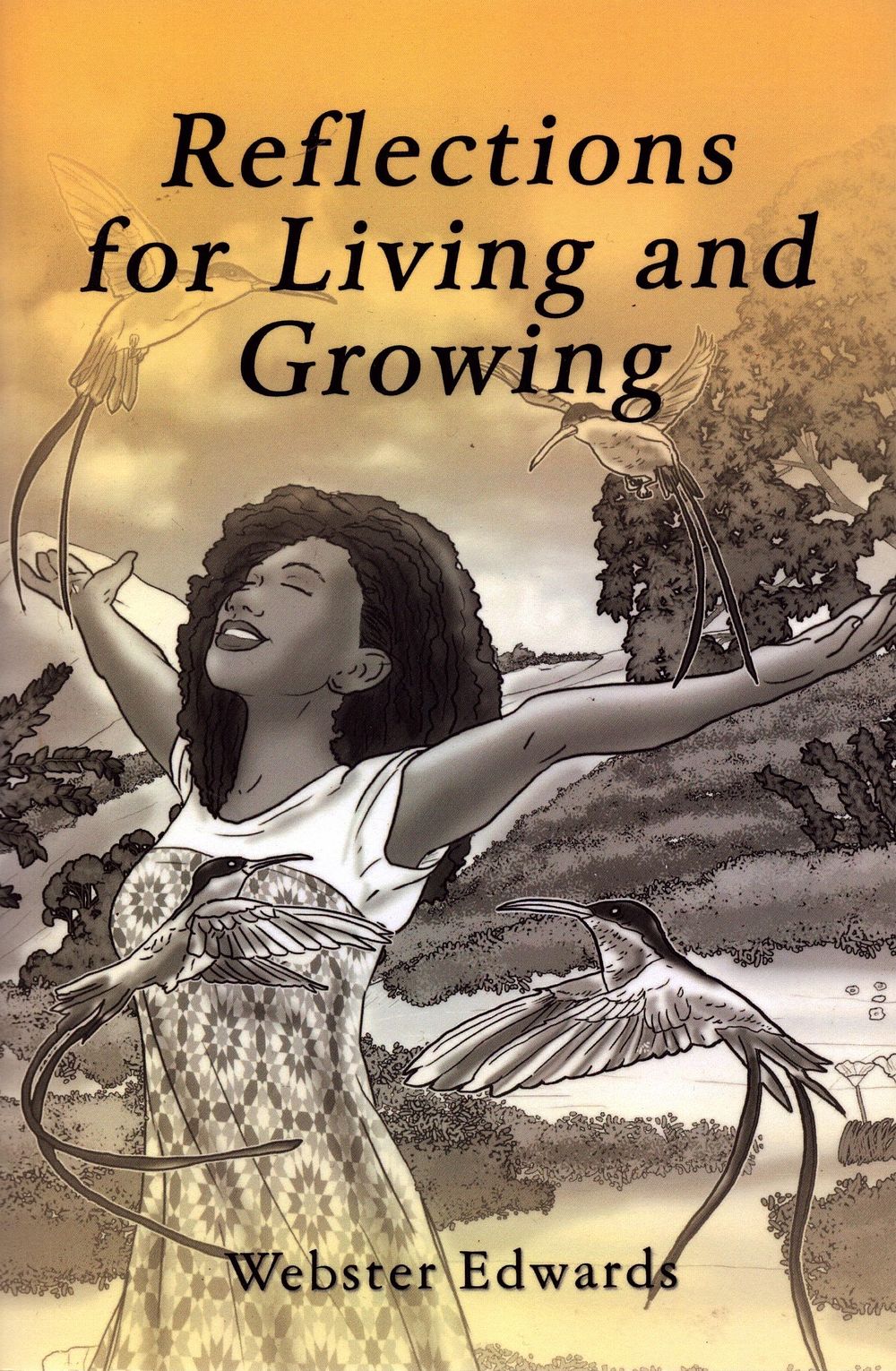 Lot 207: Reflections for Living and Growing paperback book.