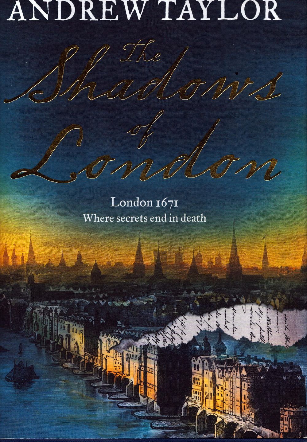 Lot 254: The Shadows of London hardback book by Andrew...