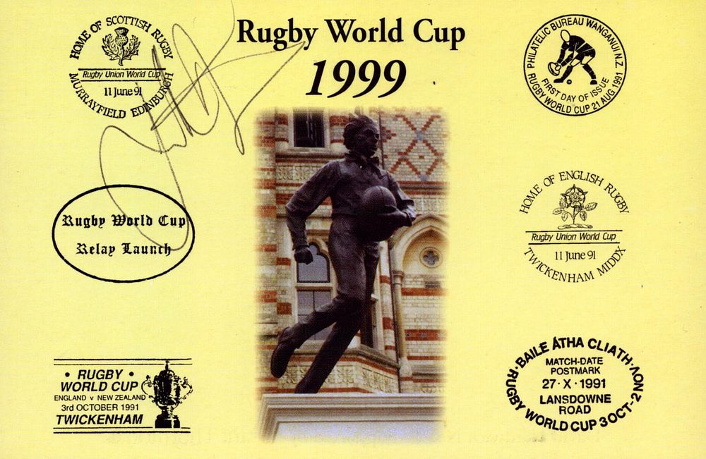 Lot 266: Jonathan Davies signed Rugby World Cup 1999.