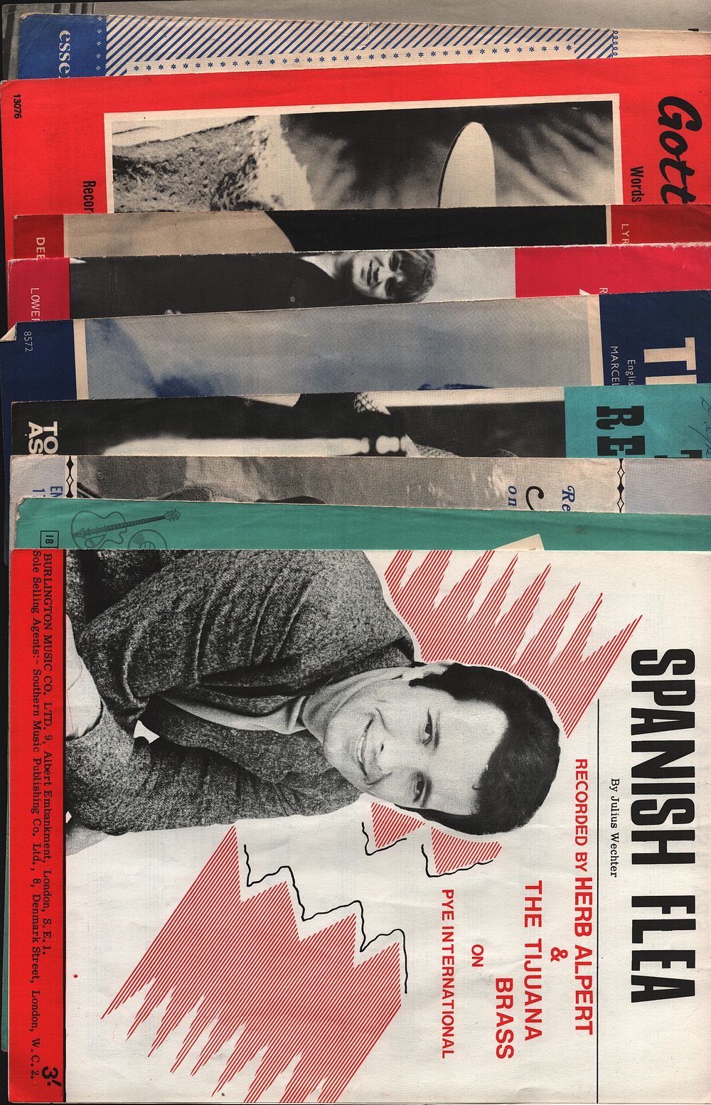 Lot 288: Music Sheets Variety Collection 10. Spanish Flea by...