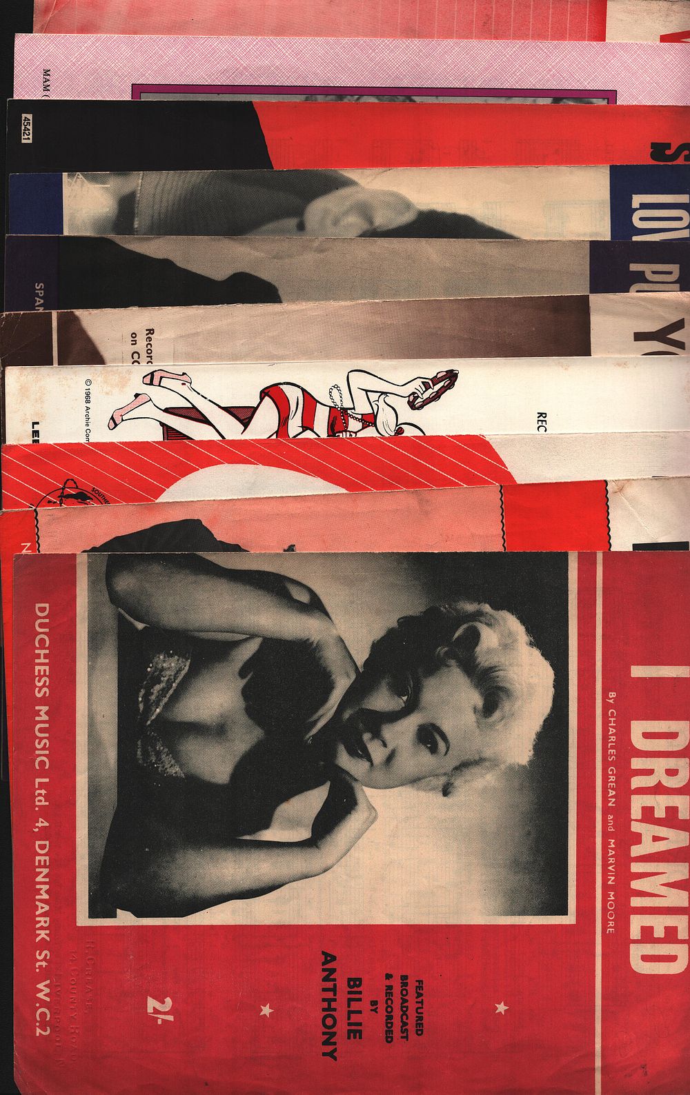 Lot 294: Music Sheets Variety Collection 10. I Dreamed by...