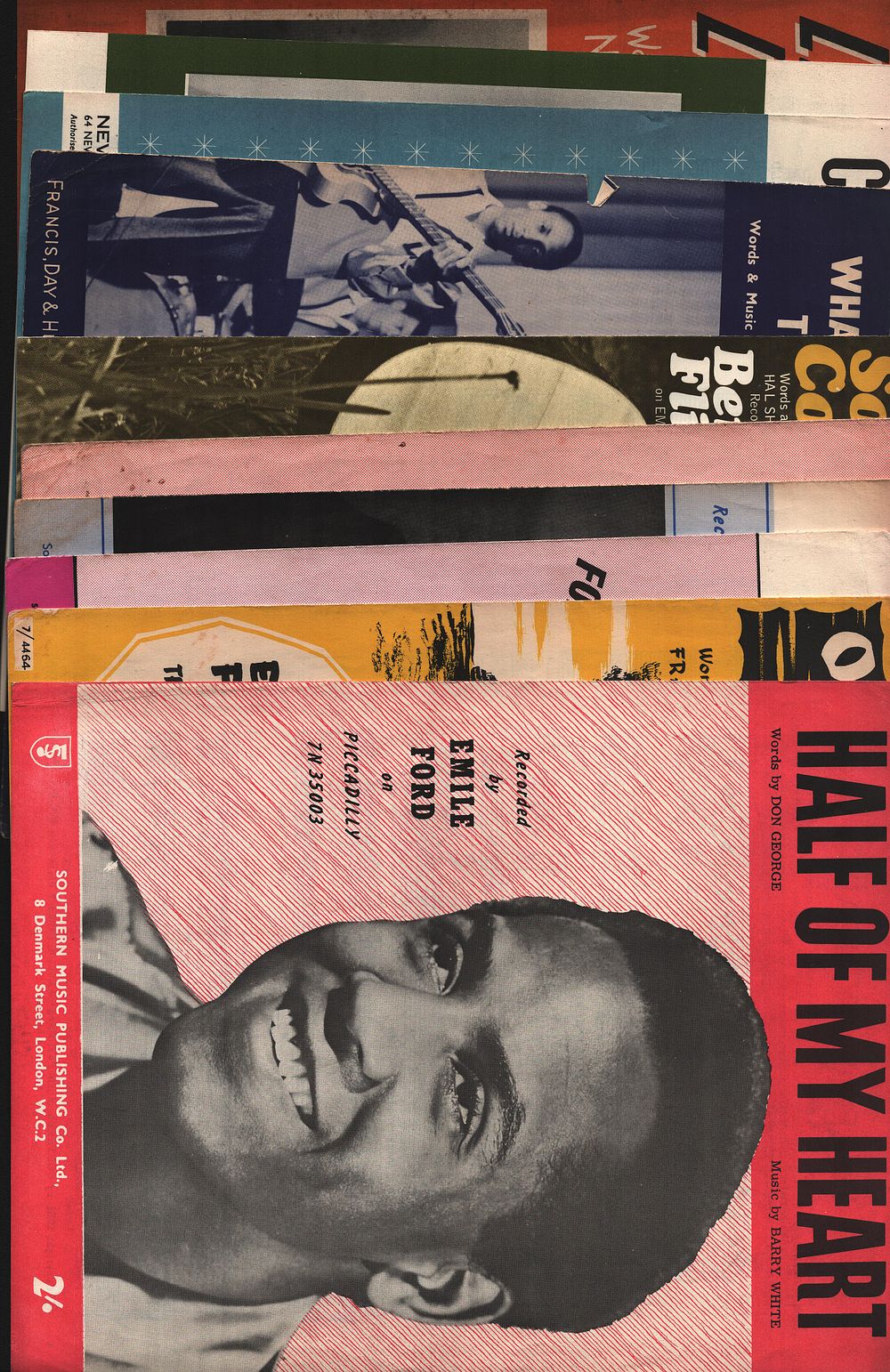 Lot 296: Music Sheets Variety Collection 10. Half of My...