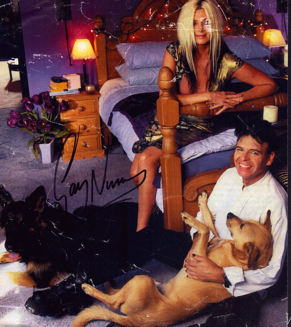 Lot 334: Gary Numan signed magazine picture.