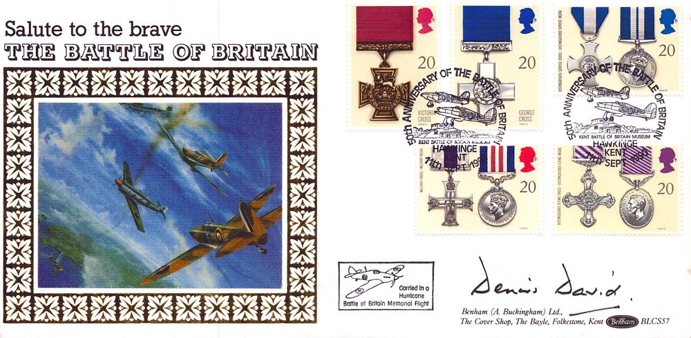 Lot 349: Dennis David signed Salute to the Brave, The...