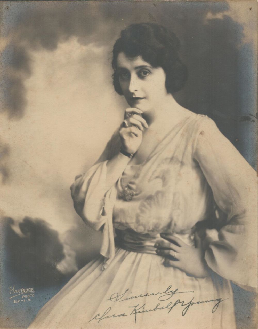 Lot 211: Clara Kimball Young signed 10x8 vintage black and...