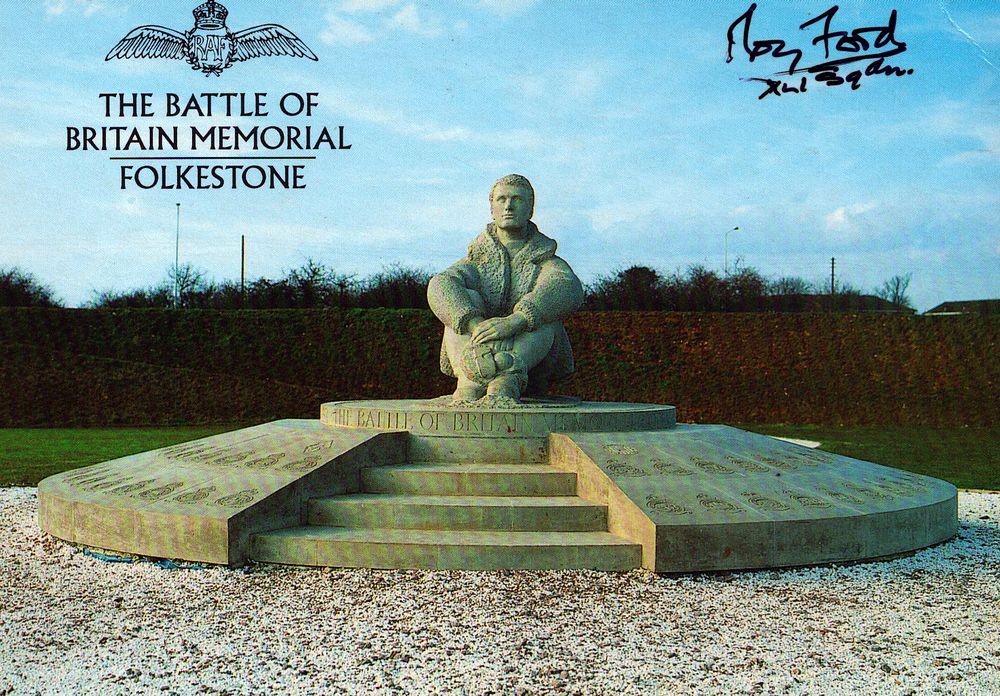 Lot 465: Roy Ford signed Battle of Britain Memorial Folkestone...