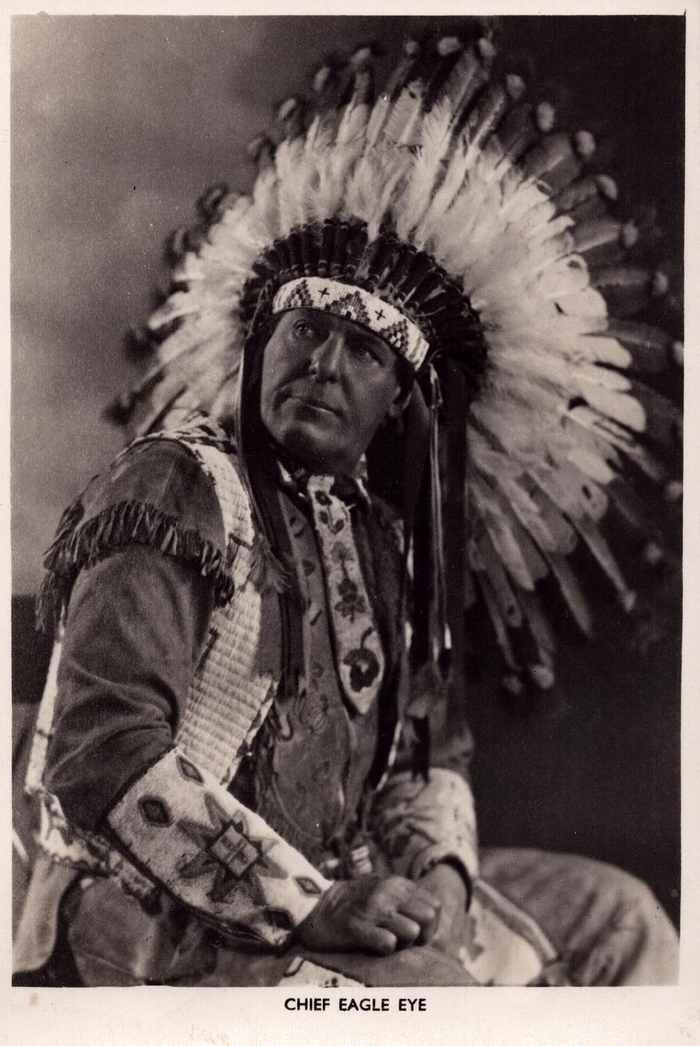 Lot 482: Chief Eagle Eye historical photograph signed on the...