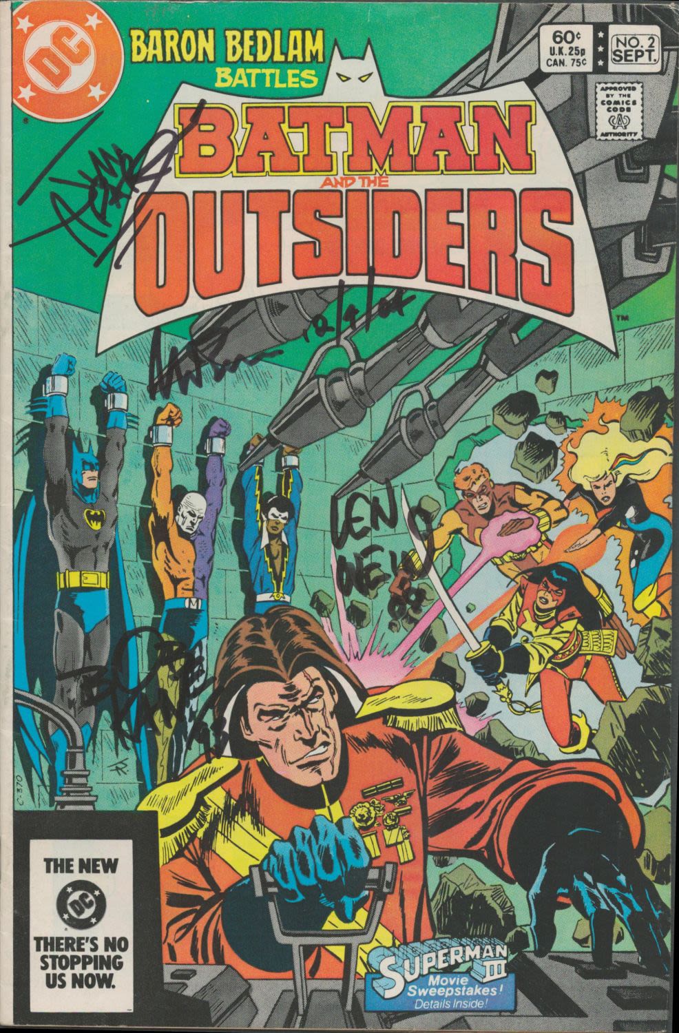 Lot 218: DC Comic Baron Bedlam Battles Batman and the...