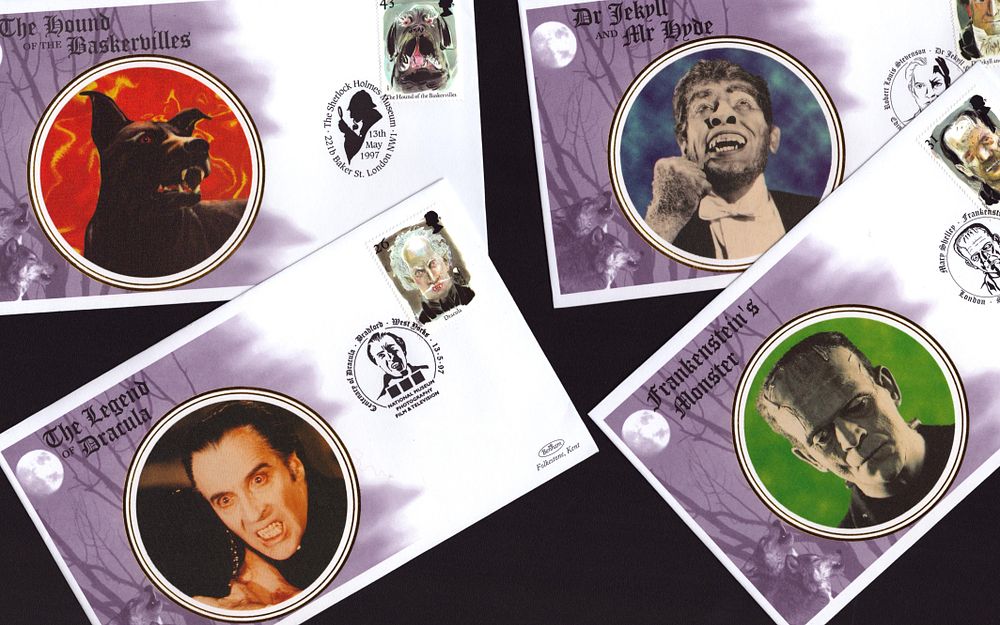 Lot 492: Benham Tales and Legends FDC collection contains 4...