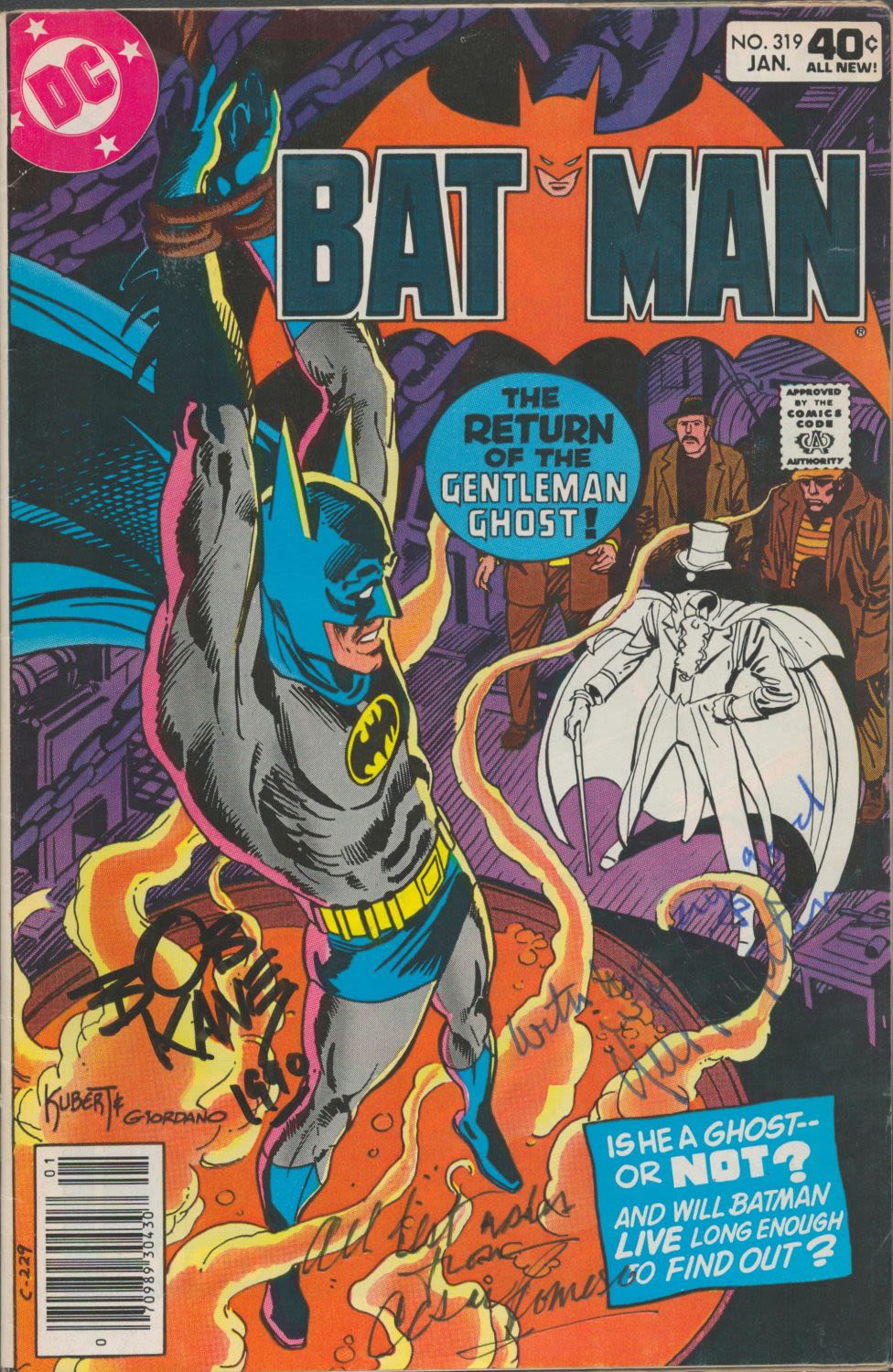 Lot 219: DC Comic Batman the return of the Gentleman...