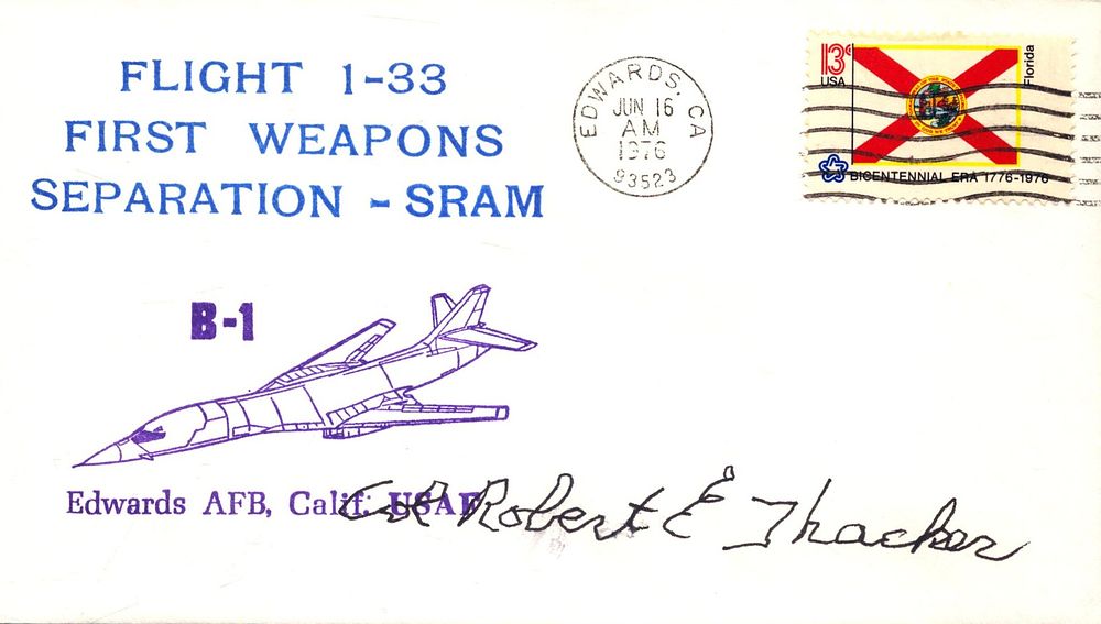 Lot 516: Robert Thacker signed FDC.