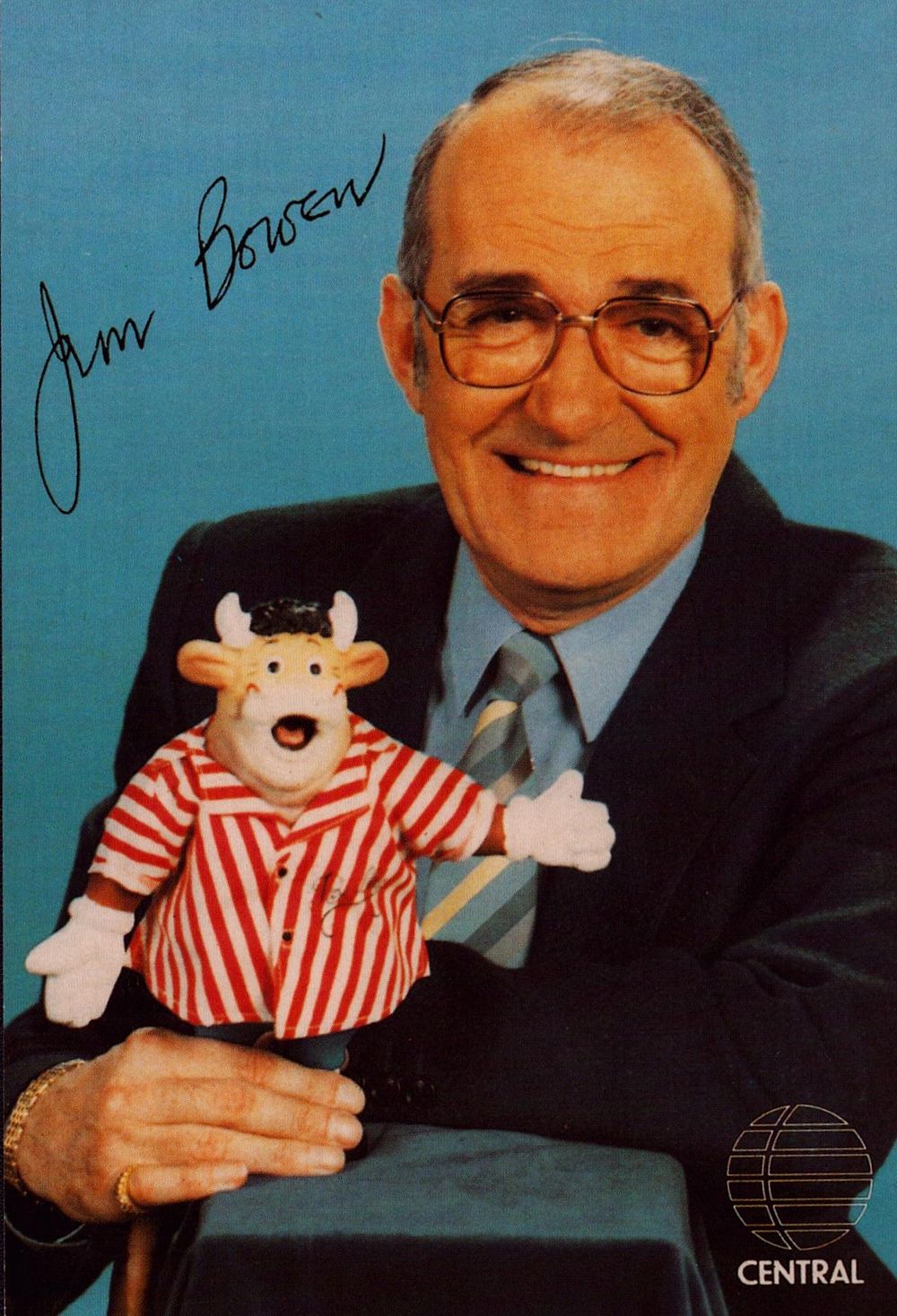 Lot 522: Jim Bowen signed 6x4 inch colour photo with...