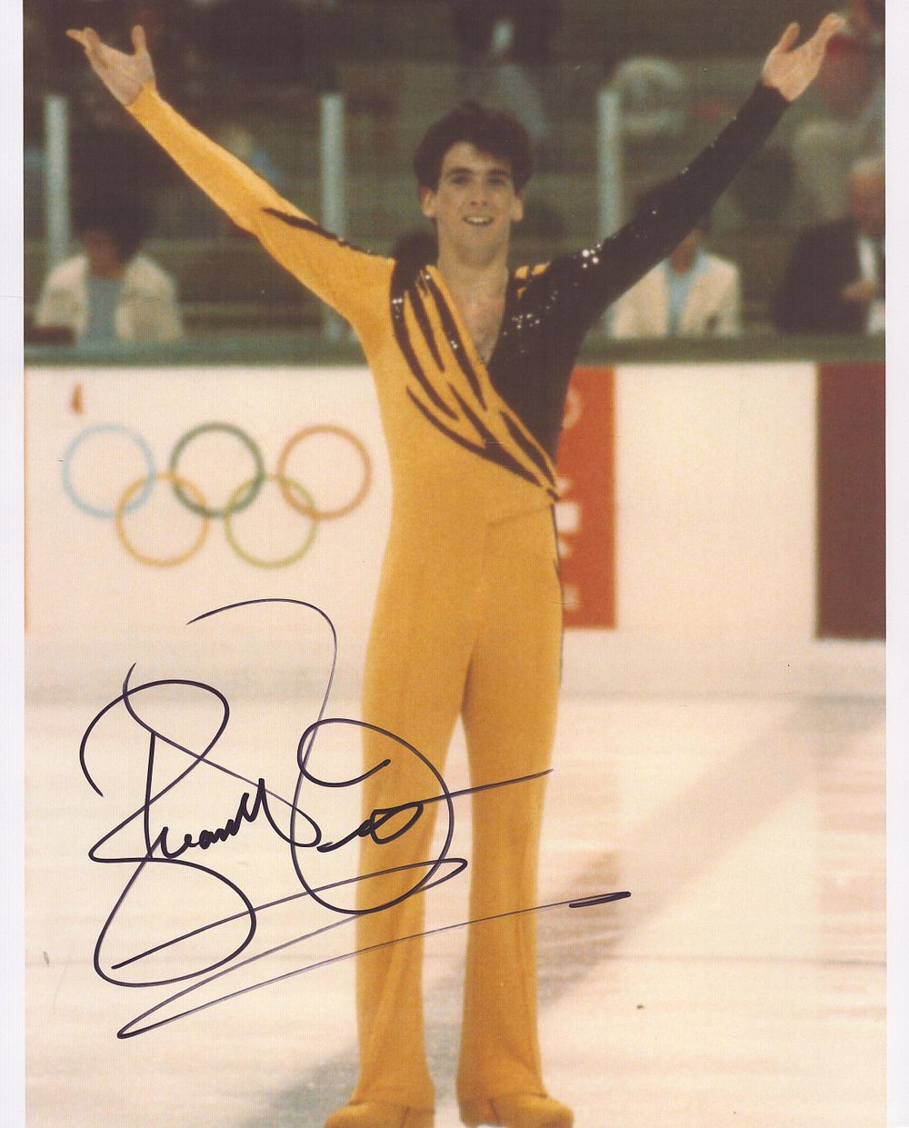 Lot 556: Brian Orser signed 10x8inch colour photo. Good condition...