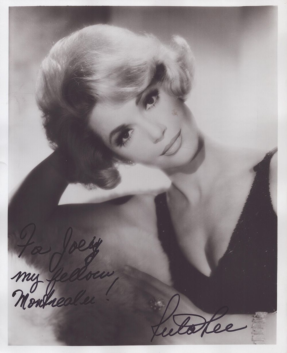 Lot 559: Rita Lee signed 10x8inch black and white photo....
