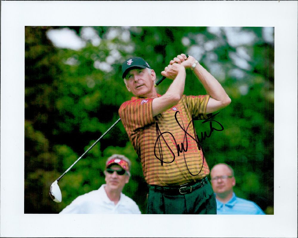 Lot 574: Golf Andy North signed 10x8inch colour photo.