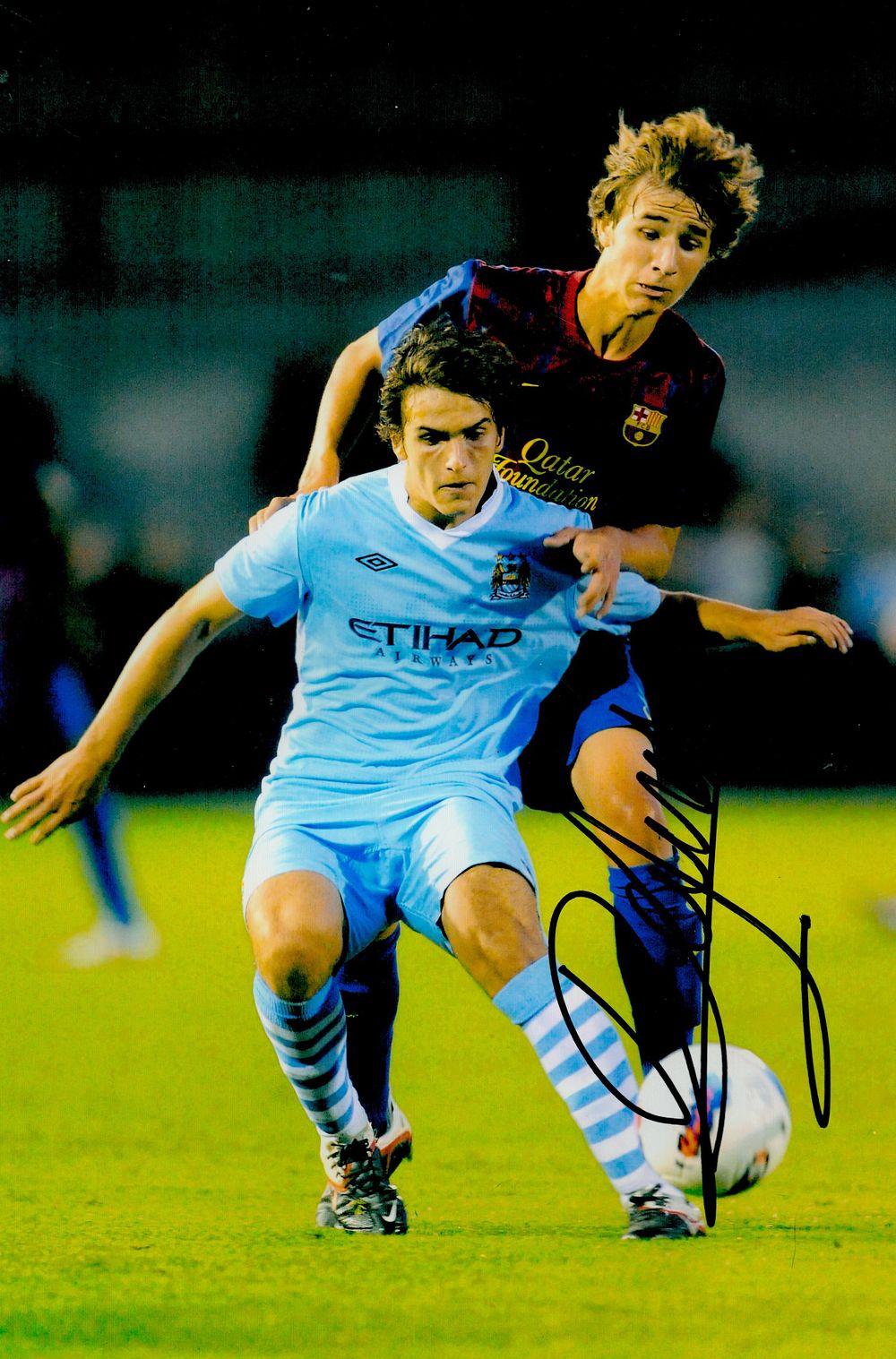 Lot 597: Football José Ángel Pozo signed 12x8inch colour photo...