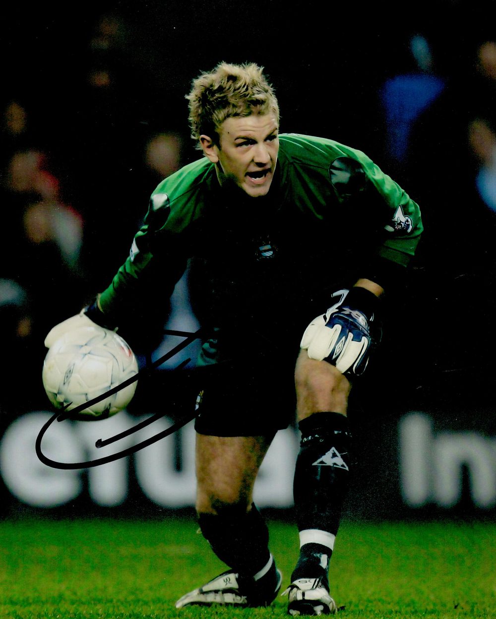 Lot 598: Football Joe Hart signed 10x8inch colour photo pictured...